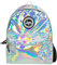 hype Unisex Kinder Holographic Rucksack, Silber