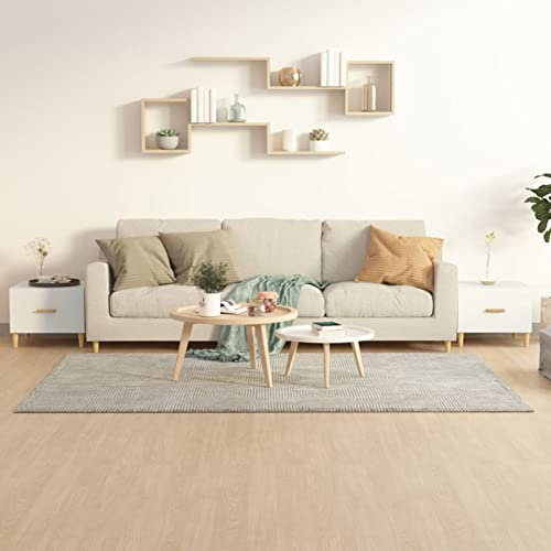 ARKEM Couchtische 2 STK. Satztisch Coffee Table Couchtisch 2er Set Beistelltisch Couchtisch Weiß 50x50x40 cm Holzwerkstoff - 812709