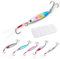 6 Stück Angelköder Set für Gummifische,Blinker Angeln,Kunstköder,Hecht Köder,Zander Köder, Angelzubehör,lieblingsköder,Angelköder Forelle,Süßwasser Salzwasser Angelköder,Angelgeschenke für Männer(15g)