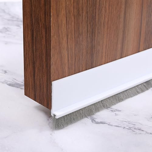 Bande d'étanchéité pour bas de porte, bande d'isolation phonique pour joint de porte domestique, bande de salle de bain, autocollant -cafards, bande d'isolation de porte 427njip (A, 10x10x5)