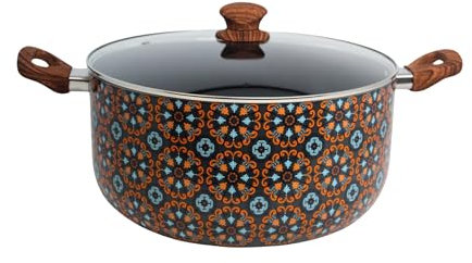IMUSA Cocotte Talavera de 10 l avec noir