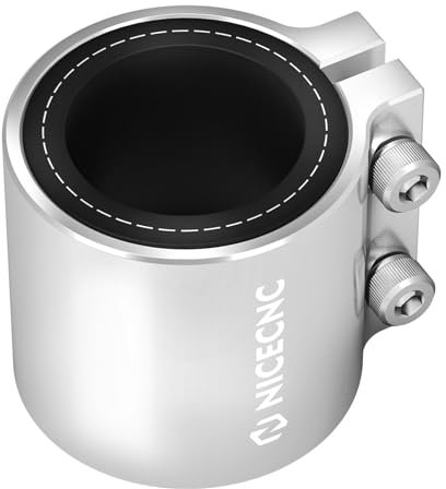 NICECNC Bande de Serrage pour Manchon d'échappement Compatible with Yamaha Blaster 200 1988-2006, Banshee 350 1987-2006