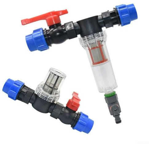 Lot de 32 raccords rapides de tube en polyéthylène, 25 mm et 32 mm, adaptateurs de robinet, raccords de tuyau pour irrigation de jardin et ferme