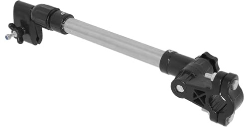 Homoyoyo Kinderwagen Schirmhalterung Verstellbare Edelstahl Klemme für 25mm Lenker 360° Drehbarer Sonnenschirmhalter für Rollstuhl Fahrrad und Elektromobil