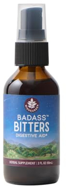 WishGarden Herbs Badass Bitters Spray, Pre-Meal Bloating & Digestion, 2oz