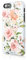 Tirita Compatible with iPhone 6 Plus & 6s Plus Hard Case Cover Floral Gold Pink Flowers Roses Watercolour Summer Spring Design Bling PRINTED GLITTER, NOT REAL GLITTER Pattern Snap-On Protective