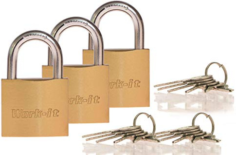 Work It 78082 Sicherheitsschloss 25mm 3er Set