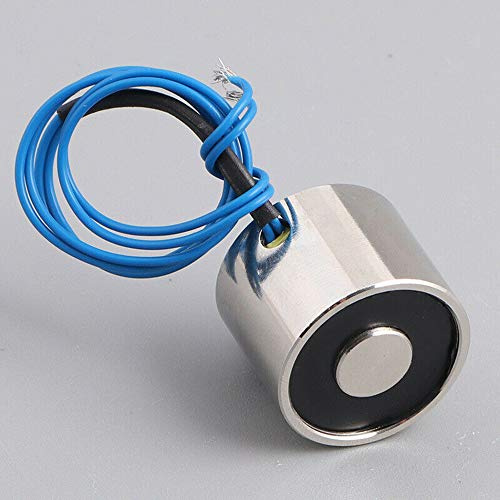 Sunwan Hebemagnete – DC 12 V 22 Lbs 10 kg gesaugtes Elektromagnet, 29 x 22 mm stark, elektrischer Hebe-Magnet Saugnapf