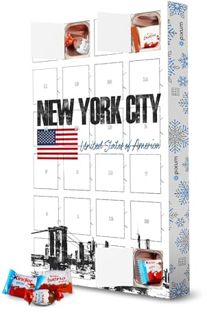 Adventskalender mit Produkten von Kinder® New York City USA artboxONE Adventskalender Städte