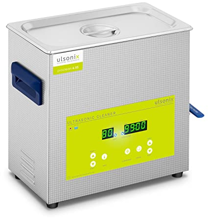 ulsonix PROCLEAN 6.5S Ultraschallreiniger 6,5 L Ultraschallreinigungsgerät 180 W Schallfrequenz 40 kHz digital Timer Degus Ablasshahn