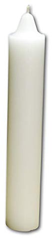 Jumbo Kerze weiß - Altar | Universelle Altar Kerze Candle white | Voodoo, Hoodoo, Conjure