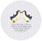 Mr. & Mrs. Panda Rund Magnet Pinguin Liebe - Geschenk, Hocheitstag, Kühlschrank Dekoration, Liebesgeschenk, Love, Gastgeschenk, Whiteboard Magnet,