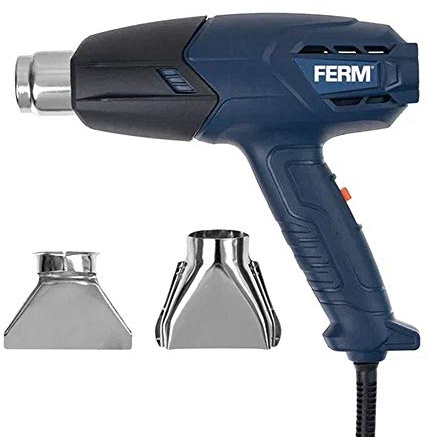Ferm HAM1019 Sverniciatore Termico Pistola ad Aria Calda, 2000 W, 400°-600°