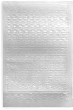 Vakuumbeutel mit Druckverschluss 20 x 30 cm - 50 Stück - passend für Vakuumiergeräte anderer Fabrikate - einseitig, geriffelte Struktur