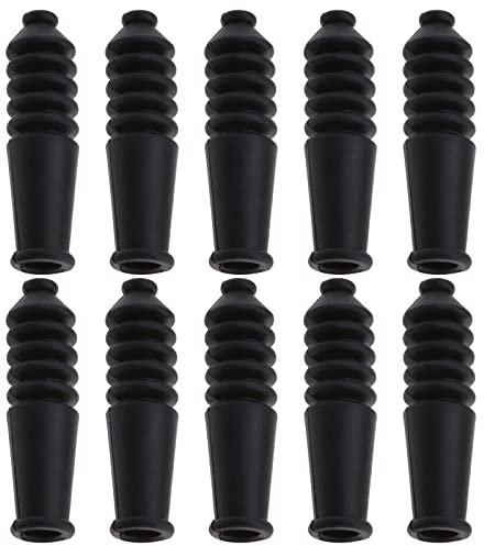 OTOTEC 10pcs Mountain Bike V Brake Cable Rubber Boot Protective Cover Rubber Gaiter for Bicycle V-Brake Cable Noodle Boot Dust Cover