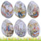 Kaimeilai 12 Stücke Ostereier Keksdose Metall, Ostereier Leere Blechdosen, Osterdeko Eier zum Befüllen Ostern Geschenkbox Metall Geschenkdose, Ostereier Weißblech Candy Box für Kinder Geschenke