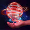 ASORT Flying Ball, Hover Ball Magic Controller Fly Orb, Boomerang Spinner Drone For Kids Adult Space Toy, Mini Soaring Flying Orb Ball With 360° Rotating RGB Lights Outdoor Indoor UFO Toys - Red