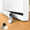 Joint de Porte Coupe-Vent Auto-adhésif pour Portes, 94 cm sous Porte Coupe-Vent isolable Balai de Porte Protection Contre Les intempéries, insonorisé, Blanc