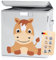 elb finesse ® Aufbewahrungsbox Kinder I süße Tierwelten Motive I extra stabile Spielzeugkiste mit Deckel für Kinderzimmer I Spielzeug Box (33x33x33) zur Aufbewahrung I Ordnungsbox I (Ferdi Pferd)