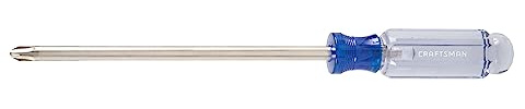 CRAFTSMAN Phillips Screwdriver, PH #4 x 8 in, Acetate Handle (CMHT65010)