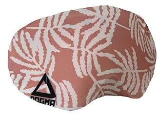 DOGMA Goggle Cover - Skibrillen Schutz Überzug aus Mikrofaser, Abdeckung für Snowboardbrillen, MTB- und FMX Brillen - one Size (Pink Leaf)