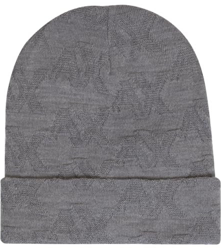 Armani Exchange The Grid, Tuta con Logo Berretto Beanie, Torre Eiffel, Taglia Unica Uomo