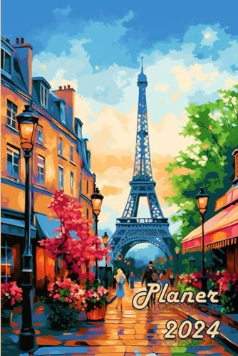 Taschenkalender 2024 Paris: Wochenplaner, Gewohnheitstracking, Zielen, Budgets... Taschenplaner 2024 A5 - Mini Terminplaner 2024 Buchkalender - ... für Jung, Erwachsene, Männer & Frauen.
