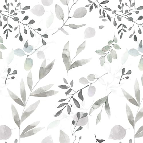 myforHD Papel Pintado Autoadhesivo Flores 44cmX300cm Papel de Pared Papel Adhesivo para Muebles Removible Impermeable Retro Vinilo PVC Pegatina Decorativos Pared Salon Dormitorio