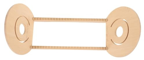 Angoily Elegante Organizer Per Cd in Legno Porta Cd Da Tavolo Porta Dischi in Vinile Salvaspazio