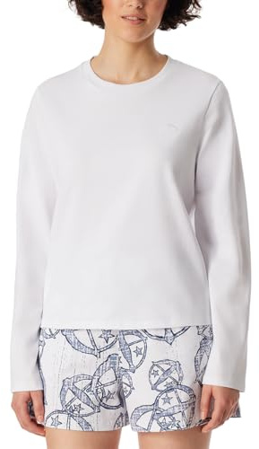 Schiesser Damen Schlafanzugoberteil Shirt Langarm - 183236