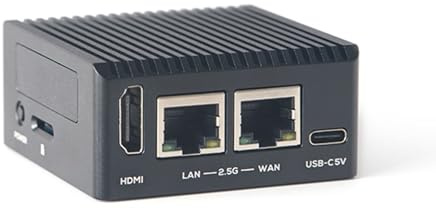 youyeetoo FriendlyElec NanoPi R76S Router Development Board RK3576 8-Core 2.2GHz 2x 2.5G Ethernet 6 Tops NPU M.2 Slot & USB 3.2 IoT/Linux/Android (4GB RAM - 32GB eMMC, Without Power Supply)