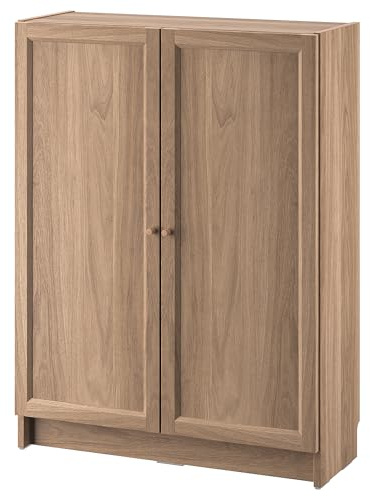 ProTuning BILLY/OXBERG Bücherregal mit Türen, Eichenoptik, 80 x 30 x 106 cm