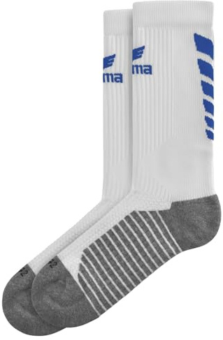 Erima Unisex Sportliche SIX WINGS Socken (2182603), weiß/new royal, 47-50