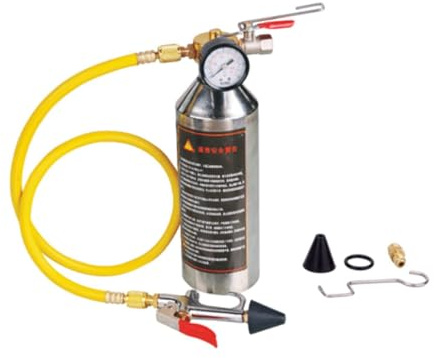 lopituwe Bouteille de nettoyant pour climatisation Automobile : simplifie l’Entretien Courant grâce à Son Tuyau en Acier Robuste et Son réservoir de Grande capacité. Outil Nettoyage pour réservoir