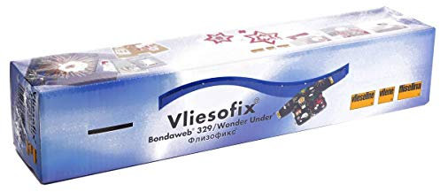 Vilene/Vlieseline Vliesofix Bondaweb/Wonder Under 329 Iron-On Adhesive Interfacing for Sewing, Embroidery, Quilting, Applique, Repair, & Stabilizer - 5m Roll