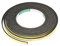 sourcing map Sealing Foam Tape 8mm Wide 2mm Thick 5m/16.4ft Long, Self Adhesive Weather Strip for Window Door Insulation