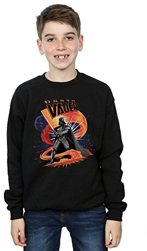 Absolute Cult Star Wars The Rise Of Skywalker Kylo Ren Vader Remains Boys Sweatshirt Black 7-8 Years