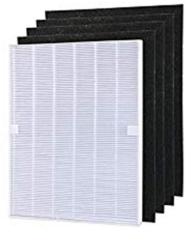 WuYan 4 pz Purificatore d'Aria Parti Carbonio Pre-filtri e 1 pz Principale Filtro HEPA per 115115 5300 5500 6300
