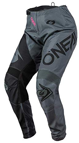 O'NEAL | Frauen Motocross-Hose | Enduro MX | Maximale Bewegungsfreiheit, Leichtes, Atmungsaktives und langlebiges Design, | Women's Pants Element Racewear | Erwachsene | Grau Pink | Größe 34