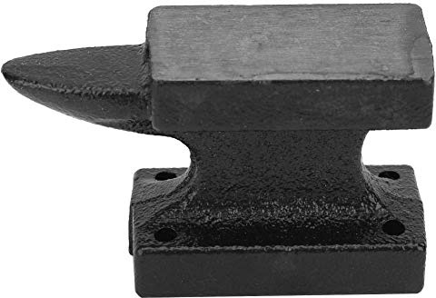 Mini Gusseisen Amboss Tragbar, Stabiler Schmiede-Amboss für Werkstatt & Hobby – Zufällige Farbe