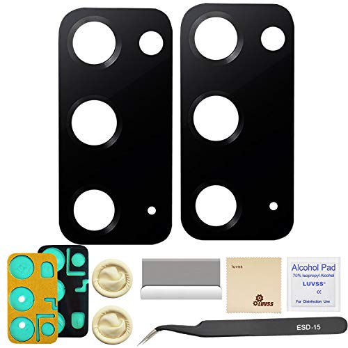 LUVSS Verre Lentille de Caméra pour Samsung Galaxy S20FE Coque Cache Vitre Arrière Original, Adhésifs, Kit Outils, Guide De Réparation SM-G781B SM-G780B