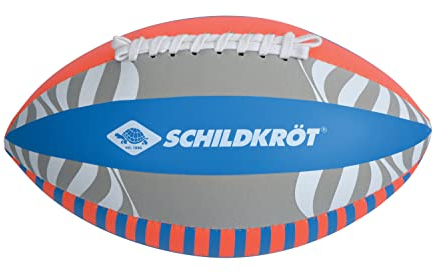 Schildkröt Neopren American Football, Größe 6, 26,5 x 15 cm, farblich sortiert, griffige textile Oberfläche, salzwasserfest, ideal für Strand & Garten, 970345