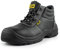 BLACK HAMMER Sicherheitsstiefel Herren Arbeitsschuhe Leder Stahlkappe Leichtes Schuhwerk S3 SRC 1400 Schwarz (43 EU)