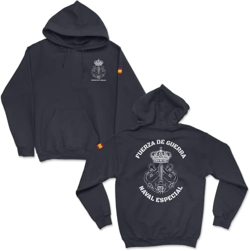SERMILITAR FGNE-Sweatshirt, spezielle Marine-Kriegsstreitkräfte, spezielle Operationen der Marine. Marine-Infanterie. Generalkörper der Marine. Spanische Armee, grüne Baskenmützen.