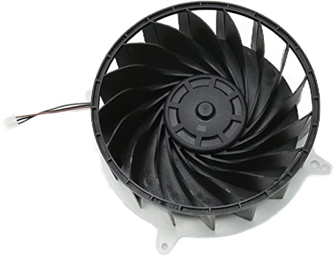 Ventilador de Refrigeración para Consola Ventilador de Refrigeración Interno de 12 V 1,9 a de Repuesto, Enfriador de Consola de Juegos de 17 Cuchillas para 5