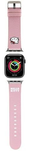 Hello Kitty - Cinturino per orologio HKAWMPGKHP per Apple Watch 38/40/41 mm, colore: Rosa