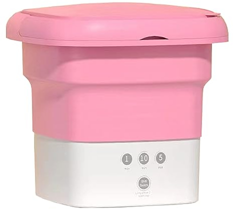 Lavadora，Lavadora Portatil,5.5L con Cesta de Drenaje para Ropa de Bebé, Ropa Interior, Calcetines o Artículos Pequeños