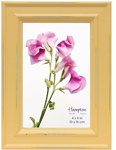 Inspire By Hampton Paloma IBH-PAL301946Y Cadre photo en verre jaune 10 x 15 cm
