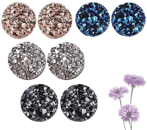 Lovilds Magnetologie Lymphvity Germanium Ohrringe, Atheniz Magnetology Ohrringe, Magnet Ohrringe Zum, Lymphknoten Ohrringe (10mm, 4paris)