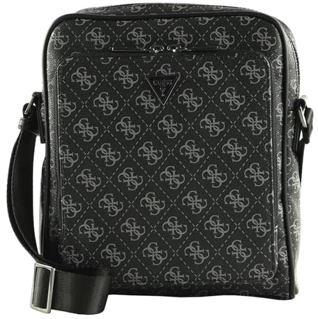 GUESS Milano Top Zip Xbody With Front Pocket Dark Black